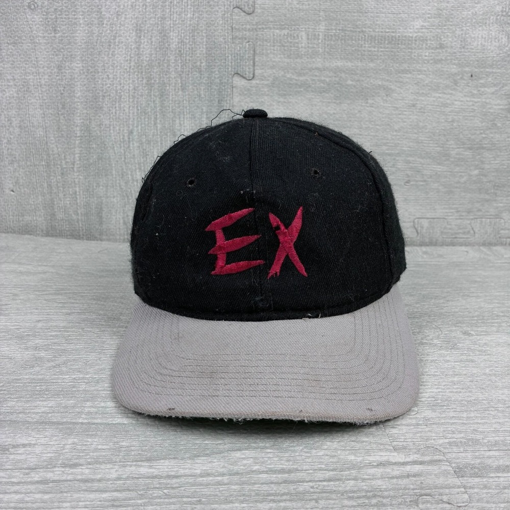 Vintage Special Export Beer Hat Cap Snapback Black Canvas EX Logo Alcohol Drinks